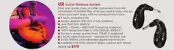 Long & McQuade U2 Guitar Wireless System offer