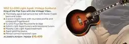 Long & McQuade Gibson 1957 SJ-200 Light Aged, Vintage Sunburst offer