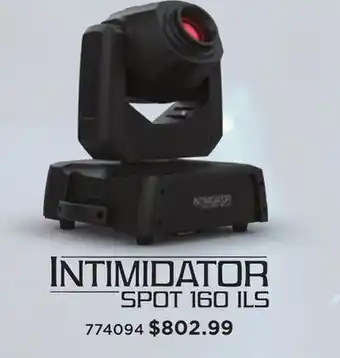 Long & McQuade INTIMIDATOR SPOT 160 ILS offer