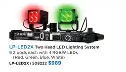 Long & McQuade LP-LED2X Two Head LED Lighting System offer