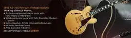 Long & McQuade Gibson 1959 ES-355 Reissue, Vintage Natural offer
