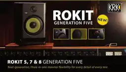 Long & McQuade ROKIT G5 Series Monitors offer