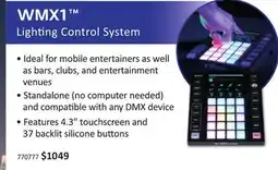 Long & McQuade Lighting Control System offer