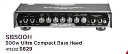 Long & McQuade 500w Ultra Compact Bass Head offer