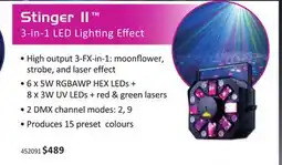 Long & McQuade Stinger || 3-in-1 Led Lighting Effect offer