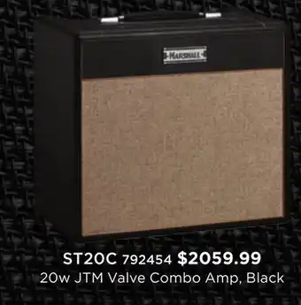 Long & McQuade Marshall 20w JTM Valve Combo Amp offer
