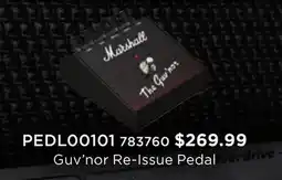 Long & McQuade Guv'nor Re-Issue Pedal offer
