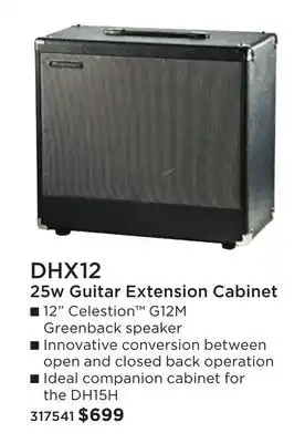 Long & McQuade 25w Guitar Extension Cabinet offer