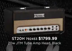 Long & McQuade MARSHALL 20w JTM Tube Amp Head, Black offer