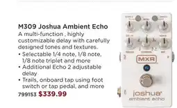 Long & McQuade M309 Joshua Ambient Echo offer