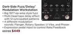 Long & McQuade Dark-Side Fuzz/Delay/ Modulation Workstation offer