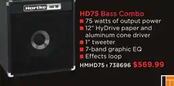 Long & McQuade HD75 Bass Combo offer