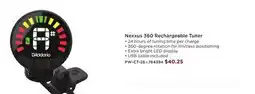 Long & McQuade D'Addario Nexxus 360 Rechargeable Tuner offer