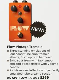 Long & McQuade Flow Vintage Tremolo offer