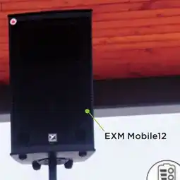 Long & McQuade Yorkville EXM Mobile12 12 Battery Powered Loudspeaker offer