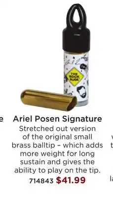Long & McQuade Ariel Posen Signature offer