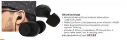 Long & McQuade D'Addario Dbud Earplugs offer