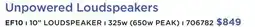 Long & McQuade Unpowered Loudspeakers EF10 ı 10 LOUDSPEAKER ı 325w offer