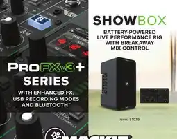 Long & McQuade SHOWBOX BATTERY-POWERED LIVE PERFORMANCE RIG WITH BREAKAWAY MIX CONTROL offer