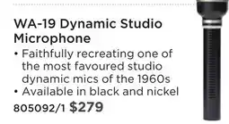 Long & McQuade WARM WA-19 Dynamic Studio Microphone offer