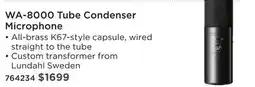 Long & McQuade WA-8000 Tube Condenser Microphone offer