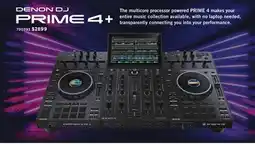 Long & McQuade DENON DJ PRIME 4+ offer