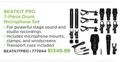 Long & McQuade LEWITT BEATKIT PRO 7-Piece Drum Microphone Set offer