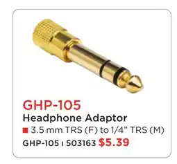 Long & McQuade Headphone Adaptor offer