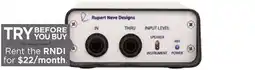 Long & McQuade Rupert Neve Designs RNDI Mono Active Transformer DI offer