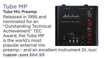 Long & McQuade Tube MP Tube Mic Preamp offer