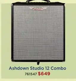 Long & McQuade Ashdown Studio 12 Combo offer