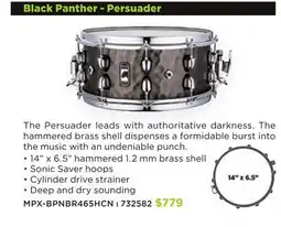 Long & McQuade Black Panther - Persuader offer
