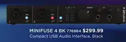 Long & McQuade Arturia Compact USB Audio Interface, Black offer