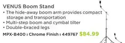 Long & McQuade VENUS Boom Stand offer