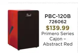 Long & McQuade Primero Series Cajon – Abstract Red offer