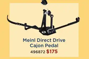Long & McQuade Meinl Direct Drive Cajon Pedal offer