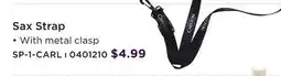 Long & McQuade Sax Strap offer
