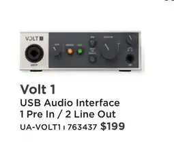 Long & McQuade Volt 1 USB Audio Interface 1 Pre In / 2 Line Out offer