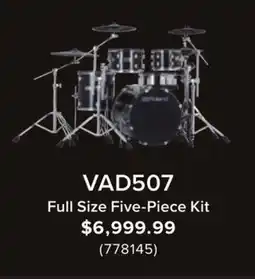 Long & McQuade Roland Full Size Five-Piece Kit Drums offer