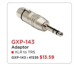 Long & McQuade GXP-143 Adaptor offer