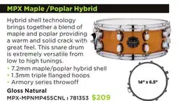 Long & McQuade Mapex MPX Maple /Poplar Hybrid offer