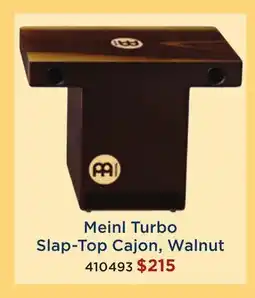 Long & McQuade Meinl Turbo Slap-Top Cajon, Walnut offer