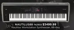 Long & McQuade Korg NAUTILUS88 Nautilus Workstation Synthesizer, 88-Key offer