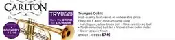 Long & McQuade Carlton Trumpet Outfit offer