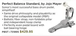 Long & McQuade Perfect Balance Standard, by Jojo Mayer offer