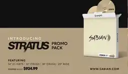 Long & McQuade STRATUS PROMO PACK FEATURING 14 H1 - HATS offer