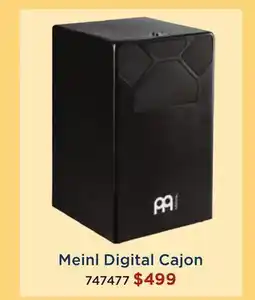 Long & McQuade Meinl Digital Cajon offer