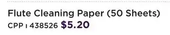 Long & McQuade Flute Cleaning Paper (50 Sheets) offer