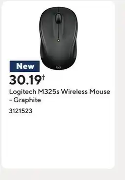 Staples Logitech M325s Wireless Mouse - Graphite offer