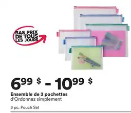 Michaels Ensemble de 3 pochettes d'Ordonnez simplement offer